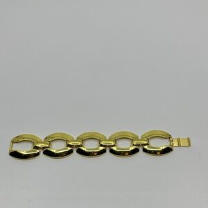 BR Goldtone Chucky Link Bracelet
